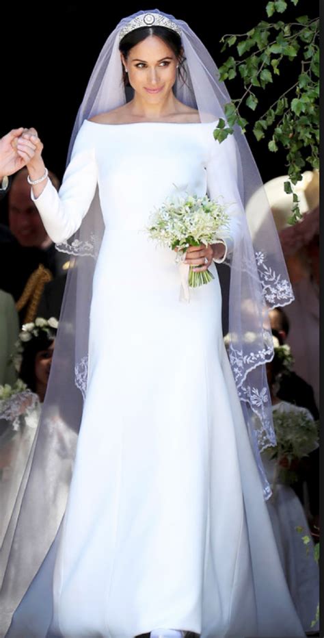 meghan markle at wedding 2019 gucci dress|Meghan Markle wedding gowns.